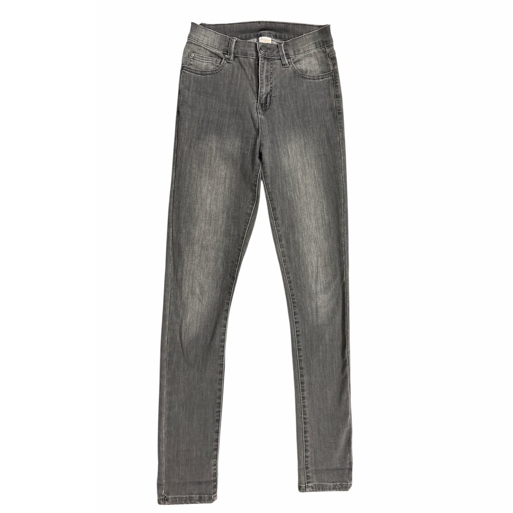 Lolë Gray Wash Skinny Jeans Mid‎ Rise Casual Denim Pants Women's Size 26